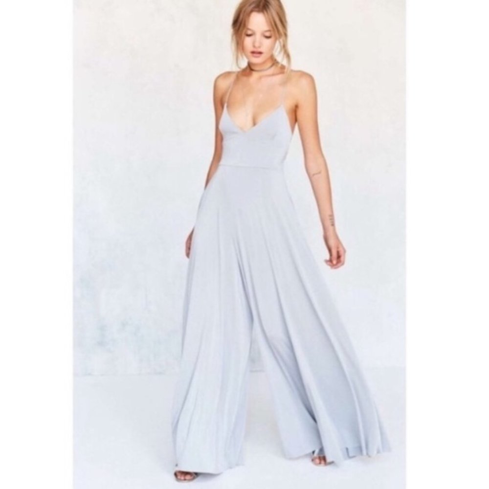 XS Silence + Noise Silver Jumpsuit